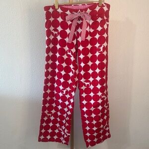 Victoria's Secret Pink and Red Pajama Pants- Small
